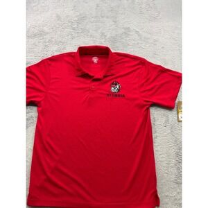 Rivalry Threads Georgia Bulldogs Red Performance Polo Shirt ‎ Men's M 38/40 NEW